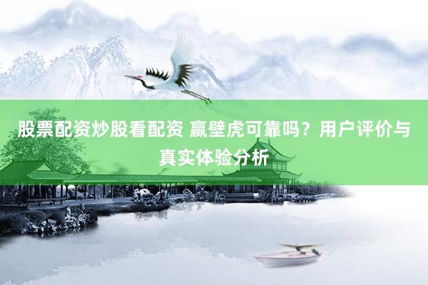 股票配资炒股看配资 赢壁虎可靠吗？用户评价与真实体验分析