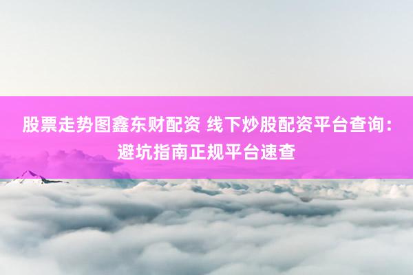 股票走势图鑫东财配资 线下炒股配资平台查询：避坑指南正规平台速查