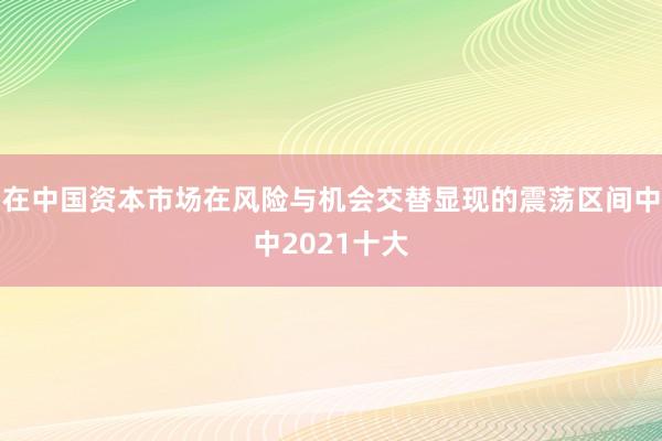 在中国资本市场在风险与机会交替显现的震荡区间中中2021十大