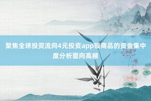 聚焦全球投资流向4元投资app银商品的资金集中度分析面向高频